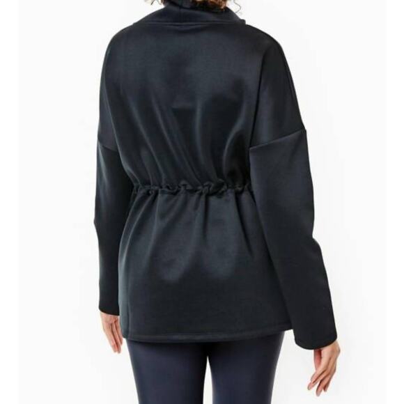 Addison Bay Iverson Pullover Sweatshirt  Black Relaxed Fit Small - Picture 5 of 13